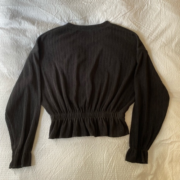 ZARA KNIT RIBBED LONG SLEEVE - Picture 2 of 3